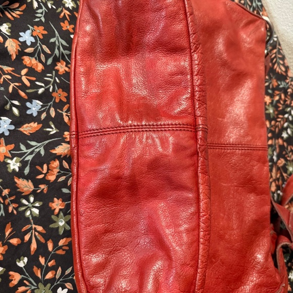 Liebeskind Burnt Orange Leather Crossbody Handbag - Picture 3 of 10